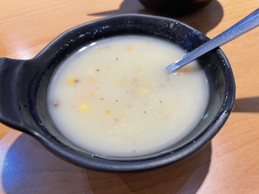 白鬍子厚切牛排_玉米濃湯