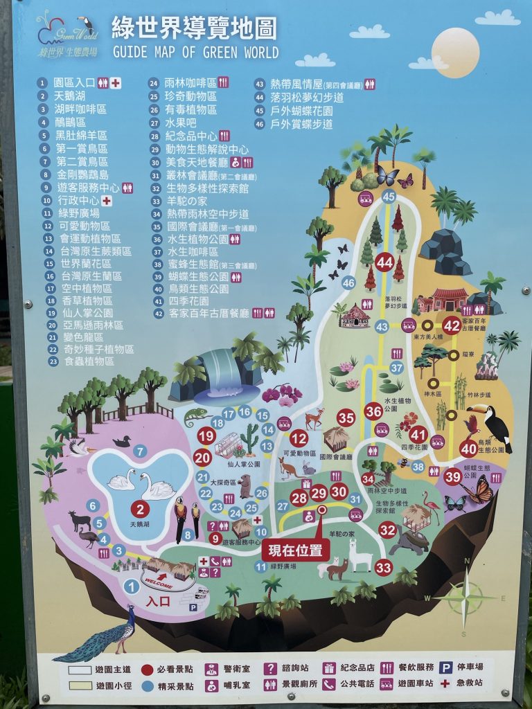 綠世界導覽地圖